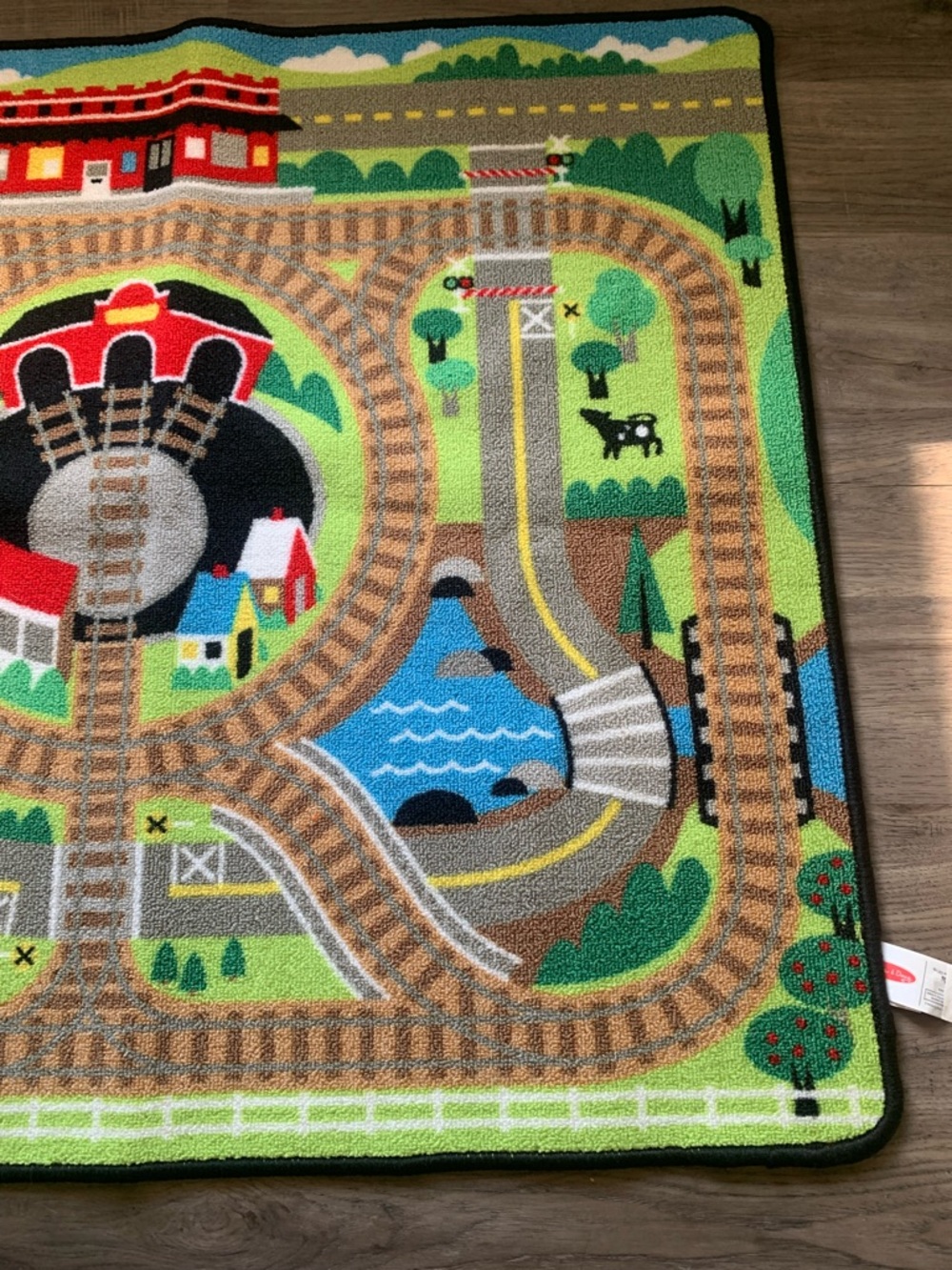 Melissa And Doug Round the Rails Train Rug - Picture 2 of 7